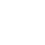 White icon showing three people in a circle above five stars, illustrating a group rating or review concept.